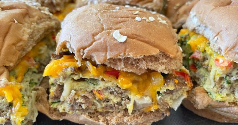 Easy Healthy Meal Prep Breakfast Sliders