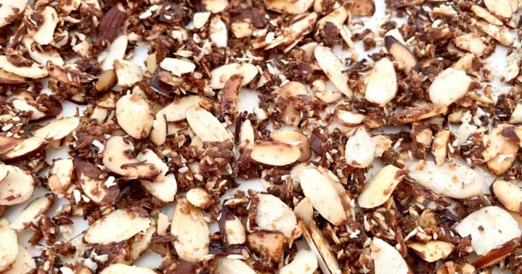 Candied Slivered Almonds with Coconut | Refined Sugar Free