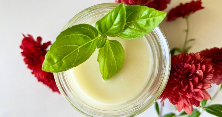 Homemade Probiotic Deodorant with Magnesium